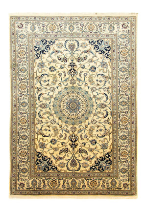 Persisk tæppe - Nain - 339 x 239 cm - naturlig hvid