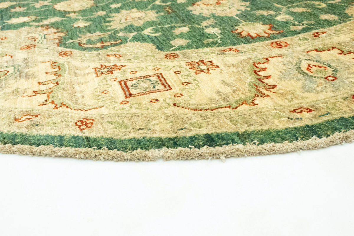 Ziegler Carpet rundt - 160 x 160 cm - grøn