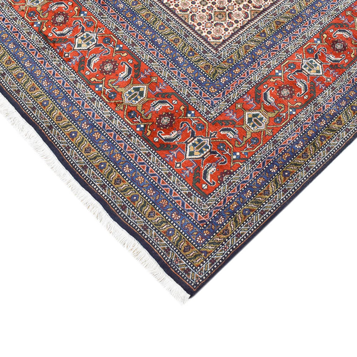 Persisk tæppe - Nomadisk - Royal - 400 x 292 cm - lys mocca