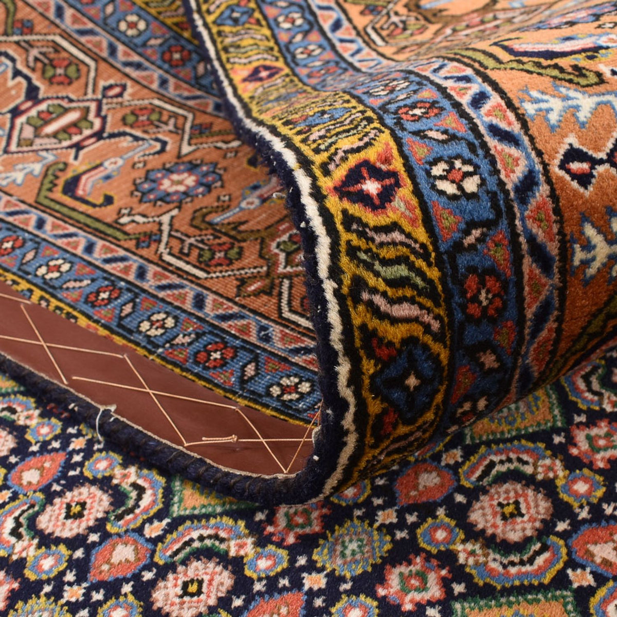 Persisk tæppe - Nomadisk - 295 x 193 cm - mørk beige