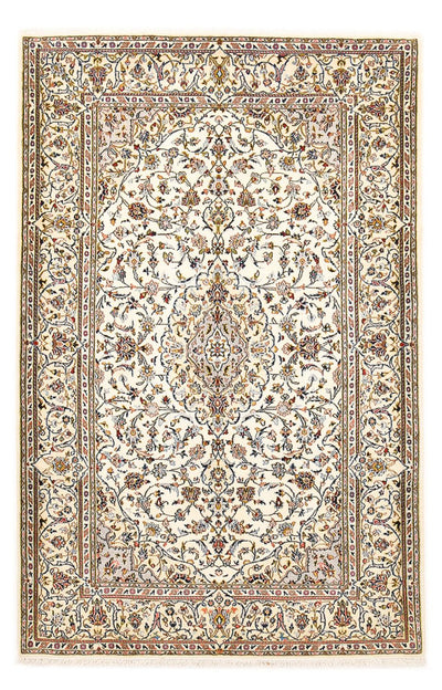 Kashan Tæppe 135x208cm - Persisk tæppe - creme
