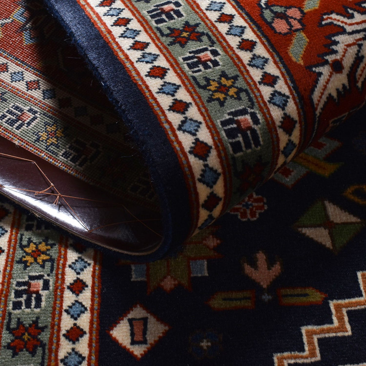 Persisk tæppe - Nomadisk - 290 x 196 cm - rød