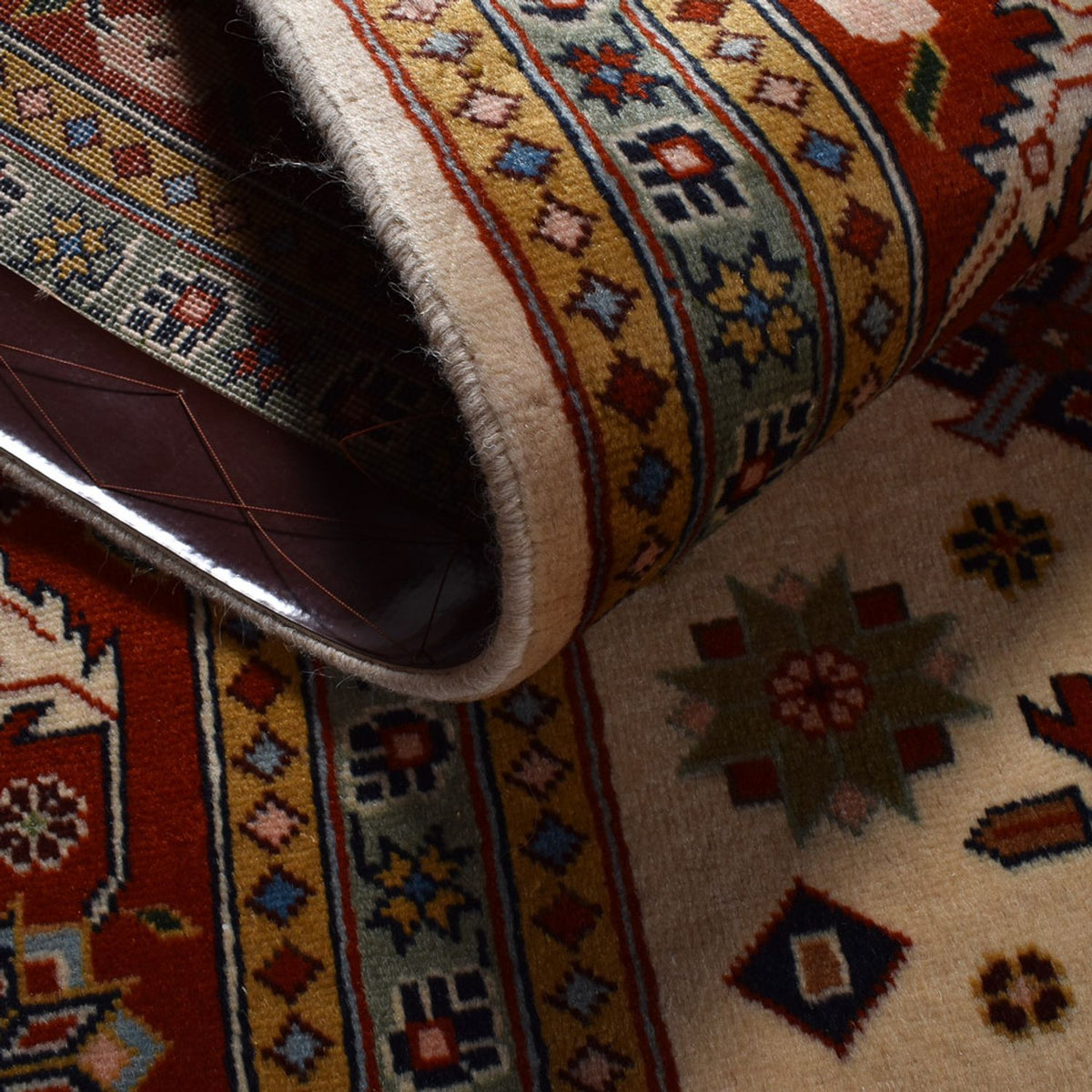 Persisk tæppe - Nomadisk - 291 x 199 cm - beige