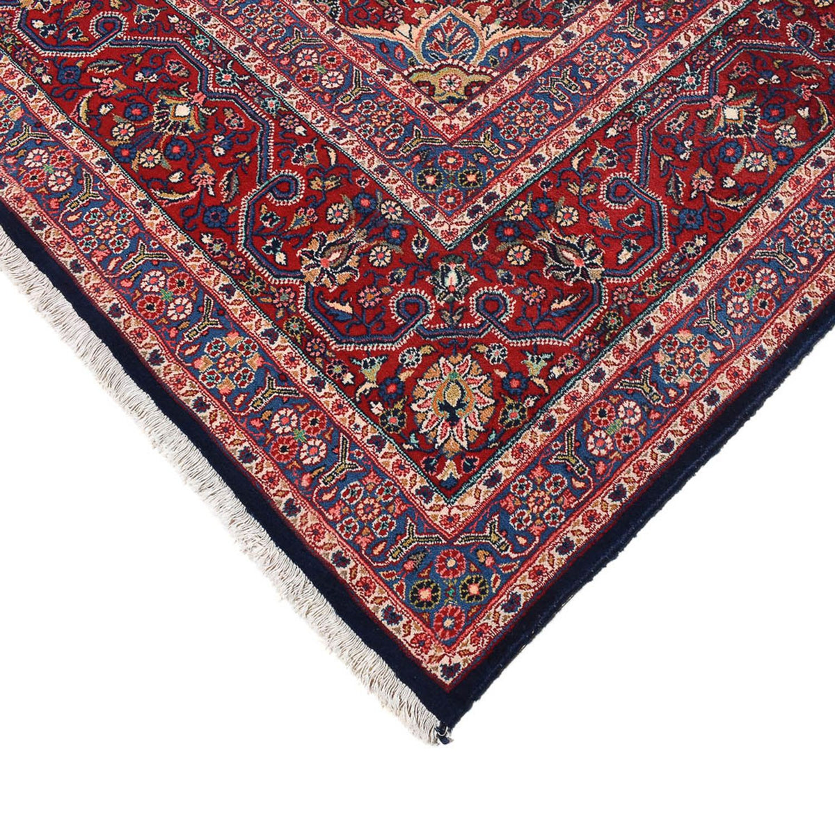 Persisk tæppe - Classic - 438 x 352 cm - mørkerød