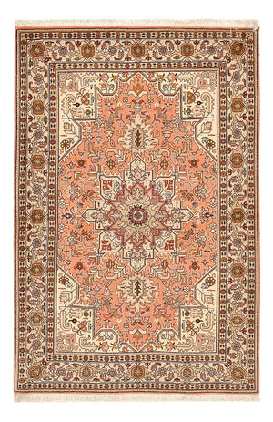 Persisk tæppe - Tabriz - Royal - 159 x 106 cm - lysrød