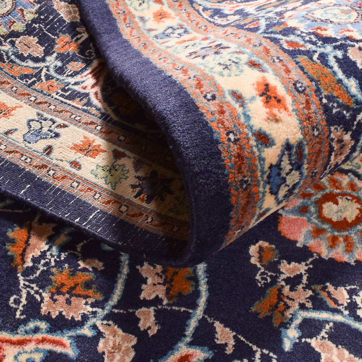 Persisk tæppe - Classic - 310 x 217 cm - mørkeblå