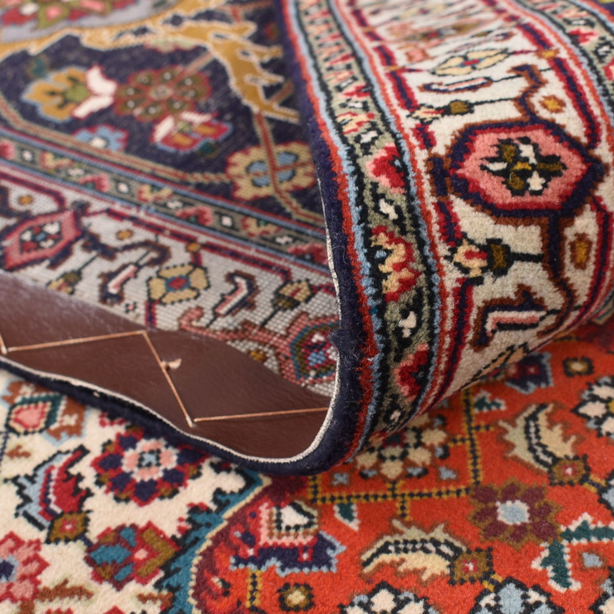 Persisk tæppe - Tabriz - Royal - 382 x 294 cm - vin rød