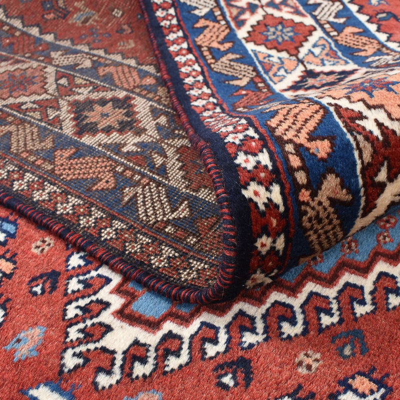 Persisk tæppe - Nomadisk firkantet  - 200 x 188 cm - rød