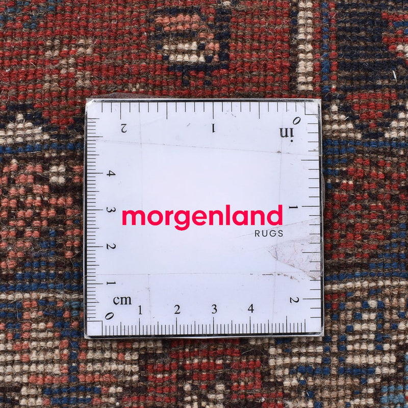 Persisk tæppe - Nomadisk firkantet  - 200 x 188 cm - rød