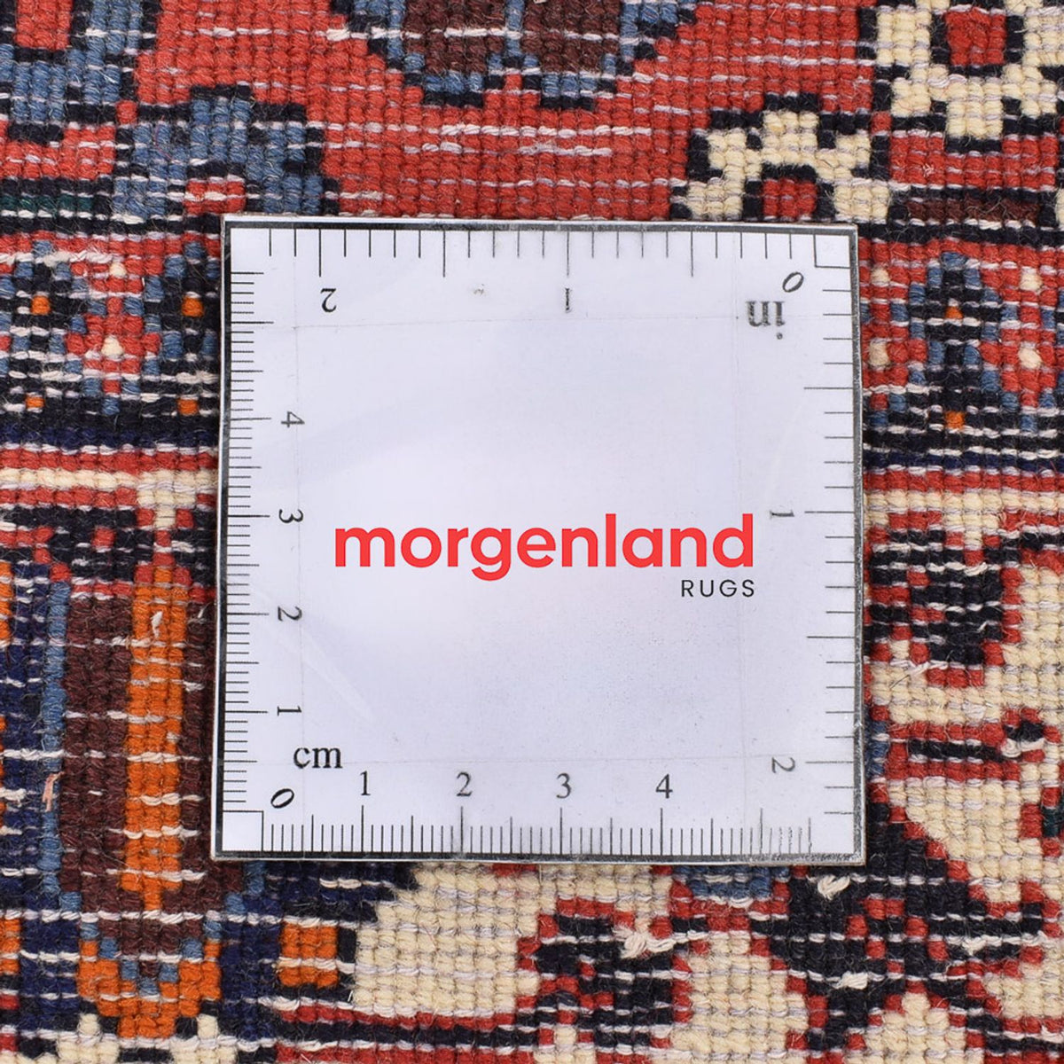 Persisk tæppe - Nomadisk - 154 x 114 cm - lysrød