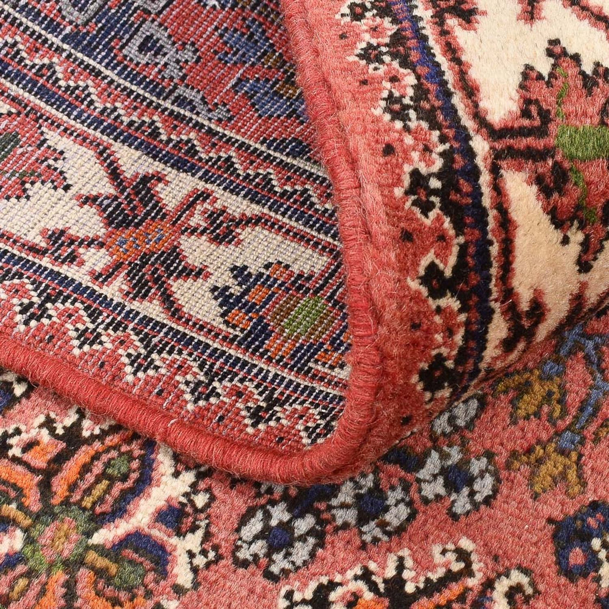 Persisk tæppe - Nomadisk - 158 x 110 cm - lysrød