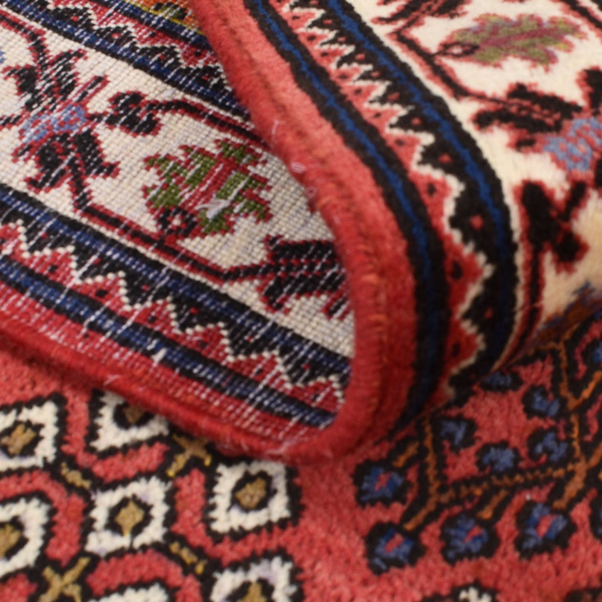 Persisk tæppe - Nomadisk - 161 x 111 cm - lysrød