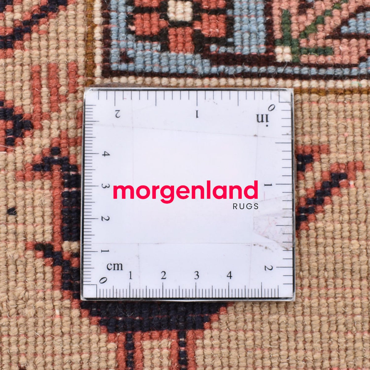 Persisk tæppe - Nomadisk firkantet  - 208 x 198 cm - grøn