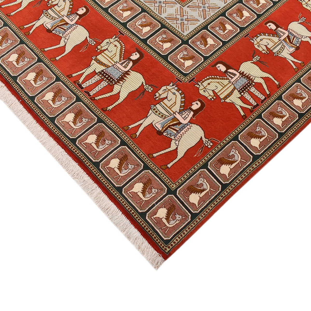 Persisk tæppe - Tabriz - Royal firkantet  - 255 x 245 cm - flerfarvet