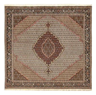 Tabriz - 40 Raj Tæppe 200x200cm - Persisk tæppe