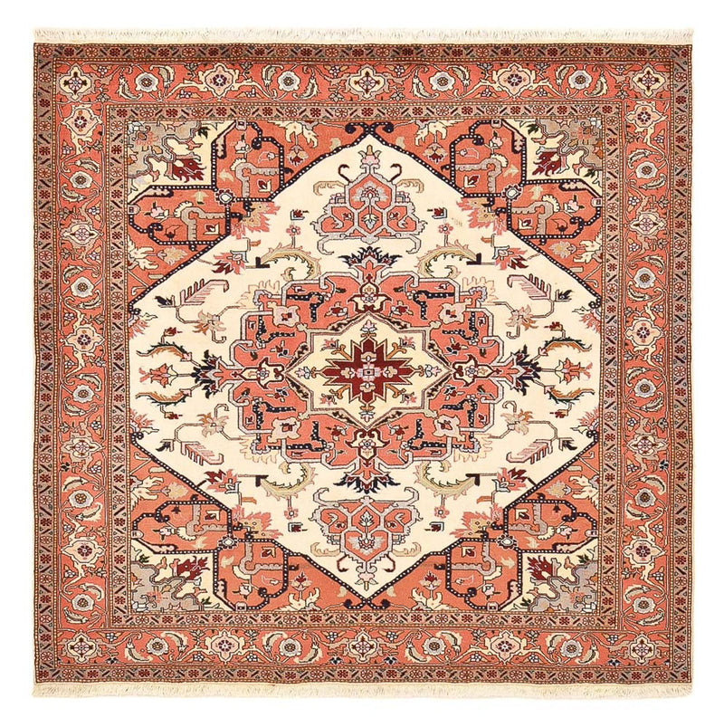 Persisk tæppe - Tabriz - Royal firkantet  - 205 x 200 cm - creme