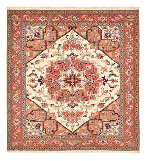 Persisk tæppe - Tabriz - Royal firkantet  - 216 x 195 cm - creme
