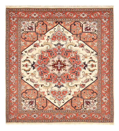 Tabriz - 40 Raj Tæppe 195x216cm - Persisk tæppe