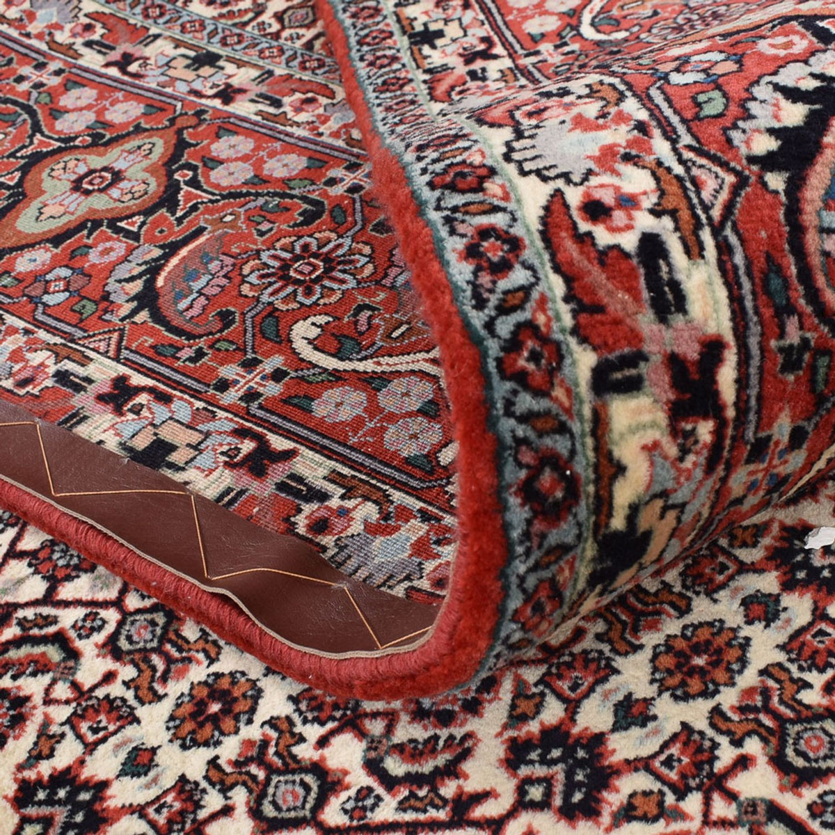 Persisk tæppe - Bijar firkantet - 306 x 304 cm - rust