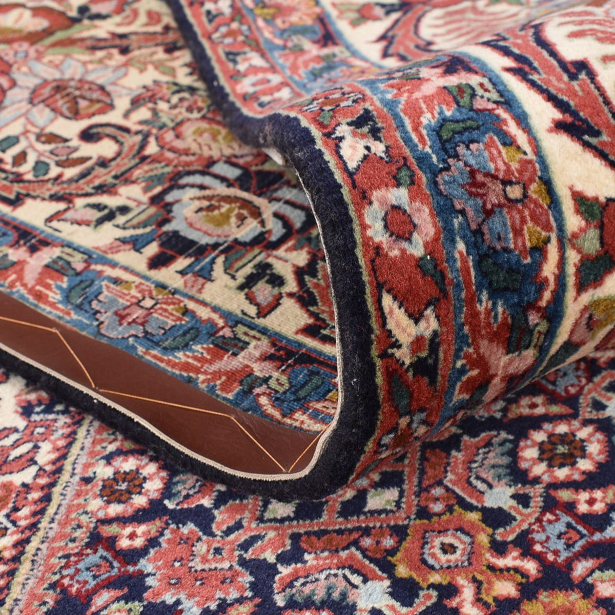 Persisk tæppe - Bijar - 378 x 307 cm - terrakotta