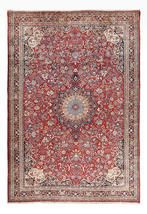 Persisk tæppe - Bijar - 441 x 310 cm - rød