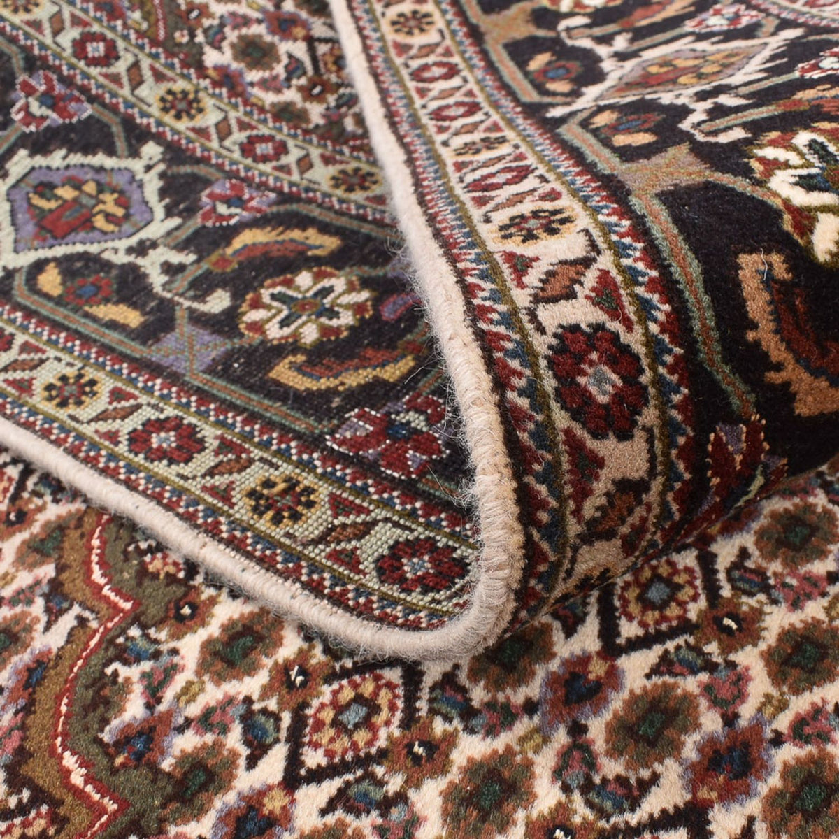 Persisk tæppe - Tabriz - Royal firkantet  - 206 x 202 cm - lys brun