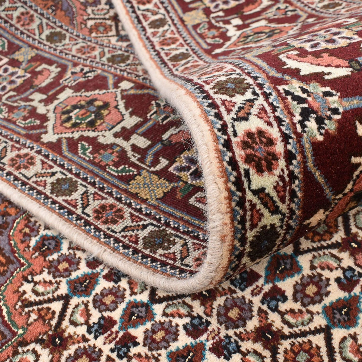Persisk tæppe - Tabriz - Royal firkantet - 203 x 200 cm - lys brun