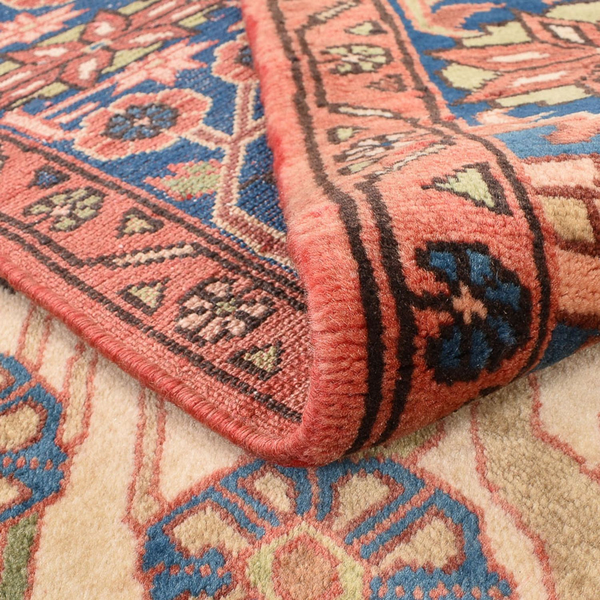 Persisk tæppe - Nomadisk firkantet  - 200 x 184 cm - flerfarvet