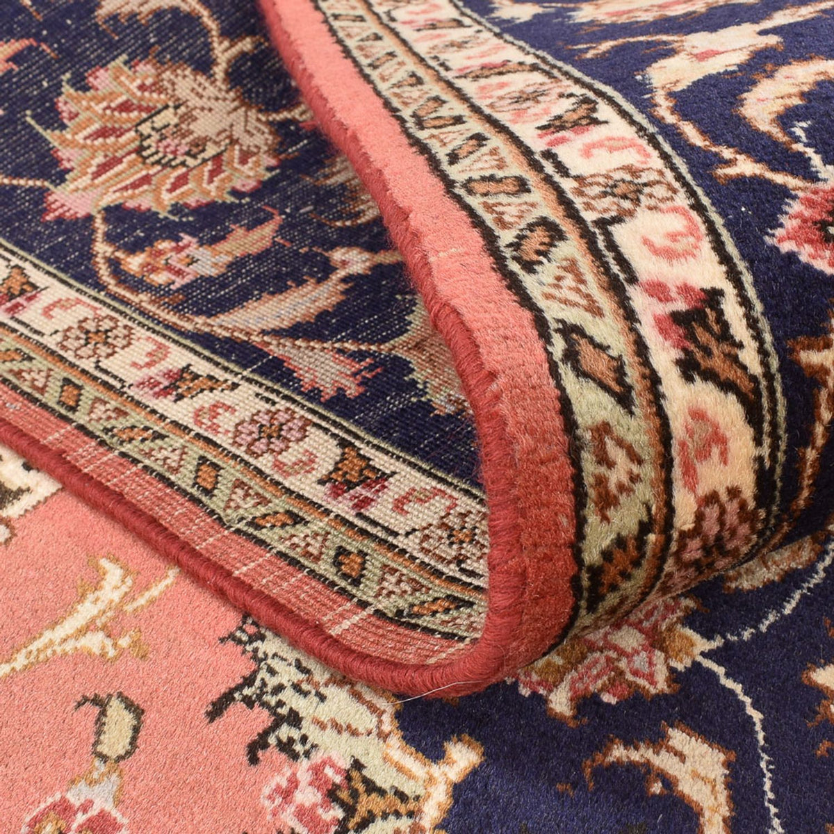 Persisk tæppe - Tabriz - Royal - 256 x 200 cm - lysrød