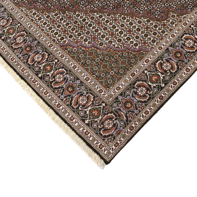 Persisk tæppe - Tabriz - Royal firkantet  - 200 x 197 cm - brun