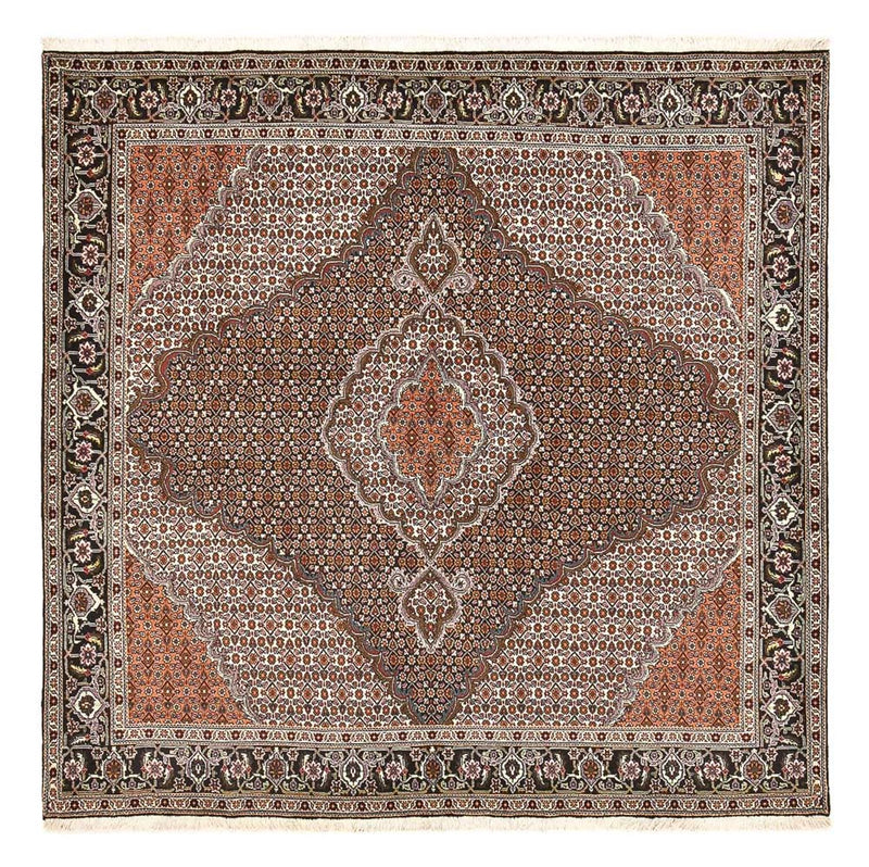 Persisk tæppe - Tabriz - Royal firkantet  - 206 x 200 cm - brun