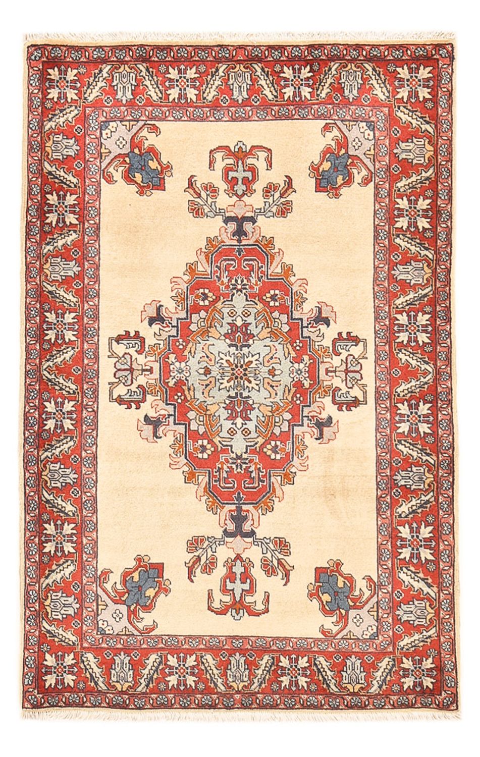 Persisk tæppe - Nomadisk - 150 x 100 cm - creme