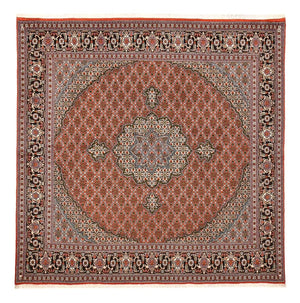 Persisk tæppe - Tabriz - Royal firkantet  - 245 x 245 cm - rust
