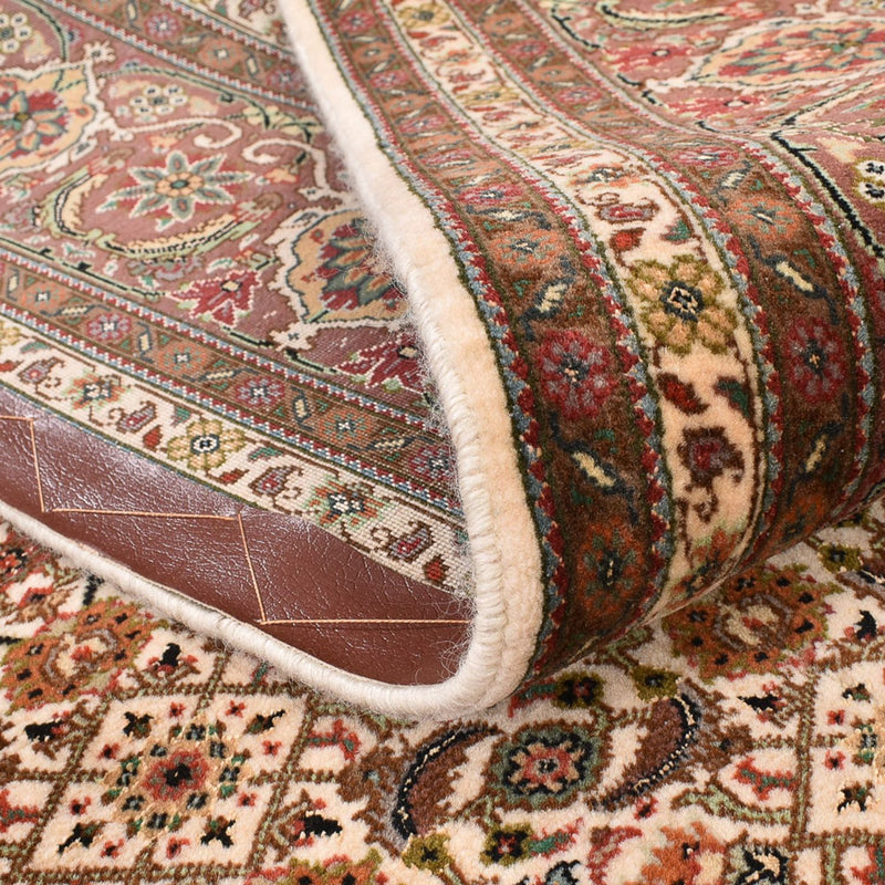 Persisk tæppe - Tabriz - Royal firkantet  - 200 x 199 cm - mørk beige