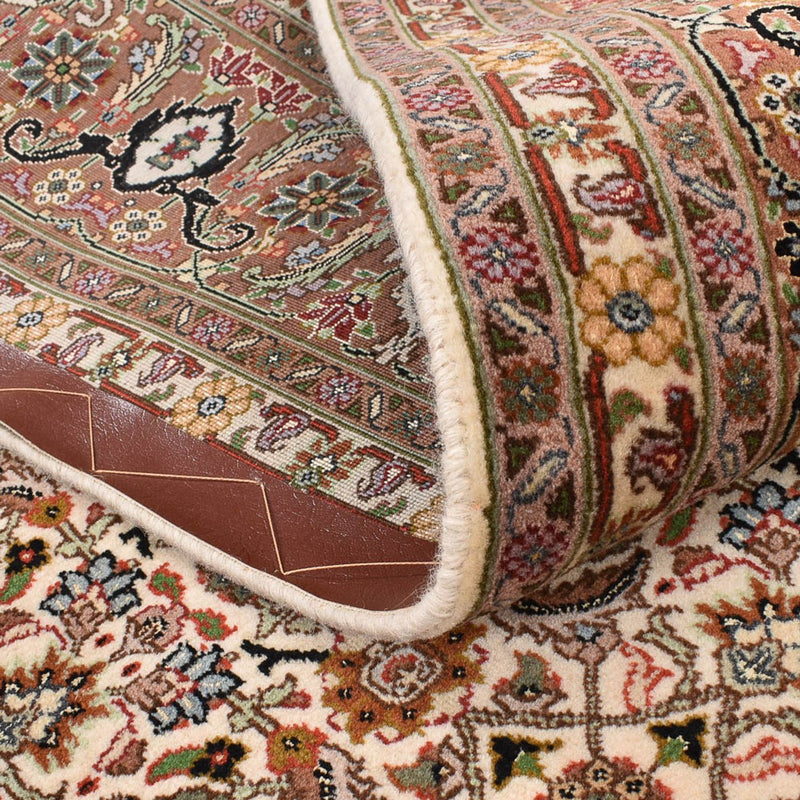 Persisk tæppe - Tabriz - Royal firkantet  - 201 x 197 cm - mørk beige