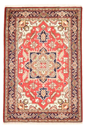 Persisk tæppe - Tabriz - 148 x 103 cm - rød