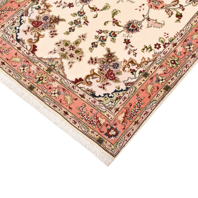 Løber Persisk tæppe - Tabriz - Royal - 203 x 81 cm - creme
