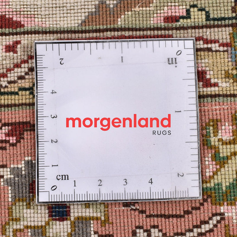 Løber Persisk tæppe - Tabriz - Royal - 203 x 81 cm - creme