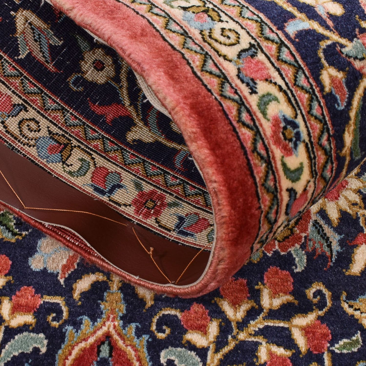 Løber Persisk tæppe - Ghom - 224 x 62 cm - flerfarvet