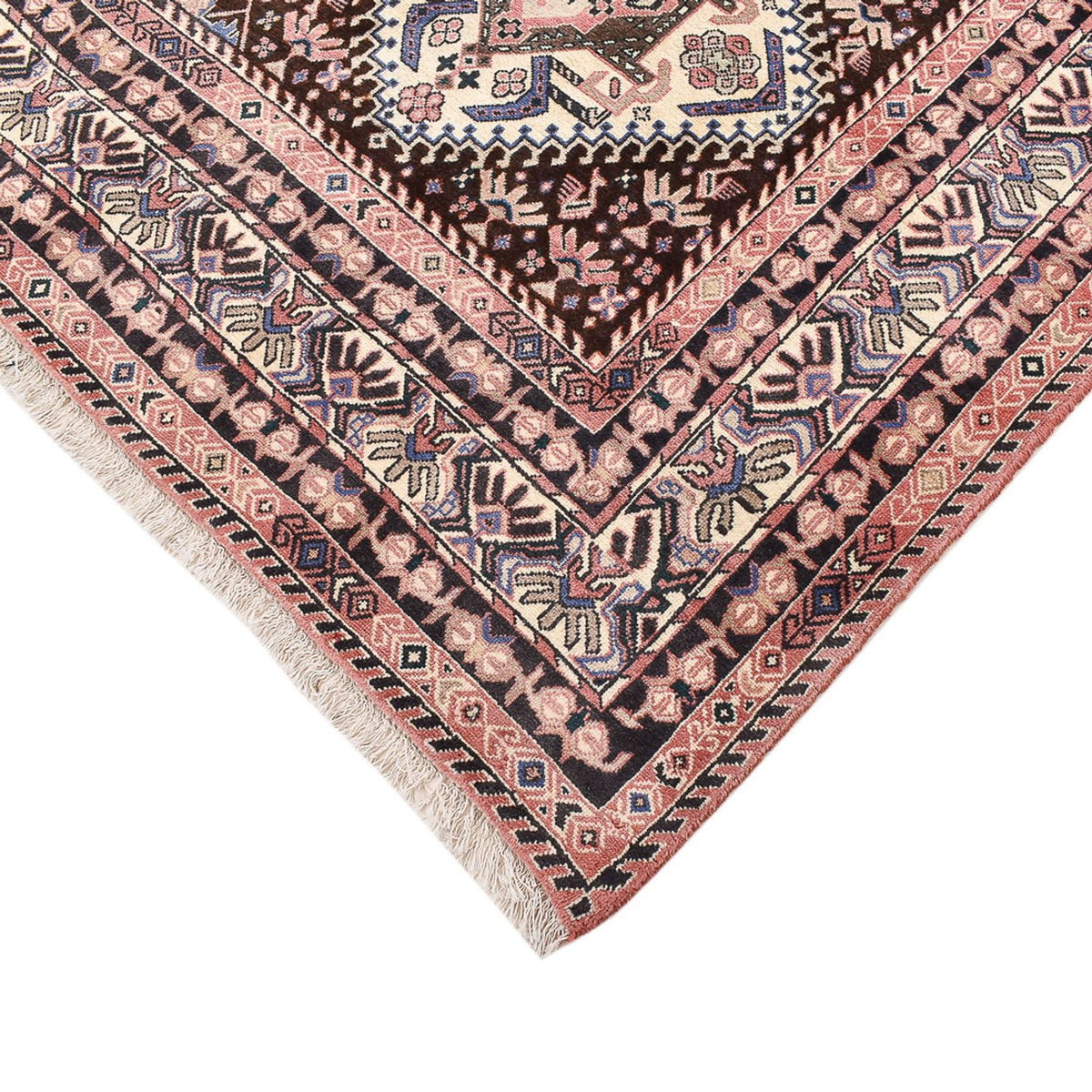 Persisk tæppe - Nomadisk - 255 x 195 cm - flerfarvet