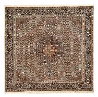 Tabriz - 40 Raj Tæppe 202x202cm - Persisk tæppe