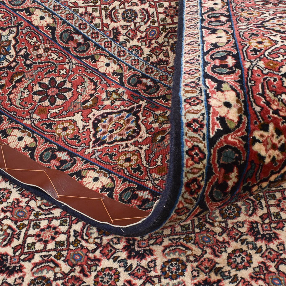 Persisk tæppe - Bijar særlig form - 398 x 202 cm - rust