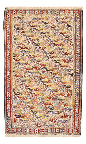 Kelim-tæppe - orientalsk - 255 x 160 cm - karamel