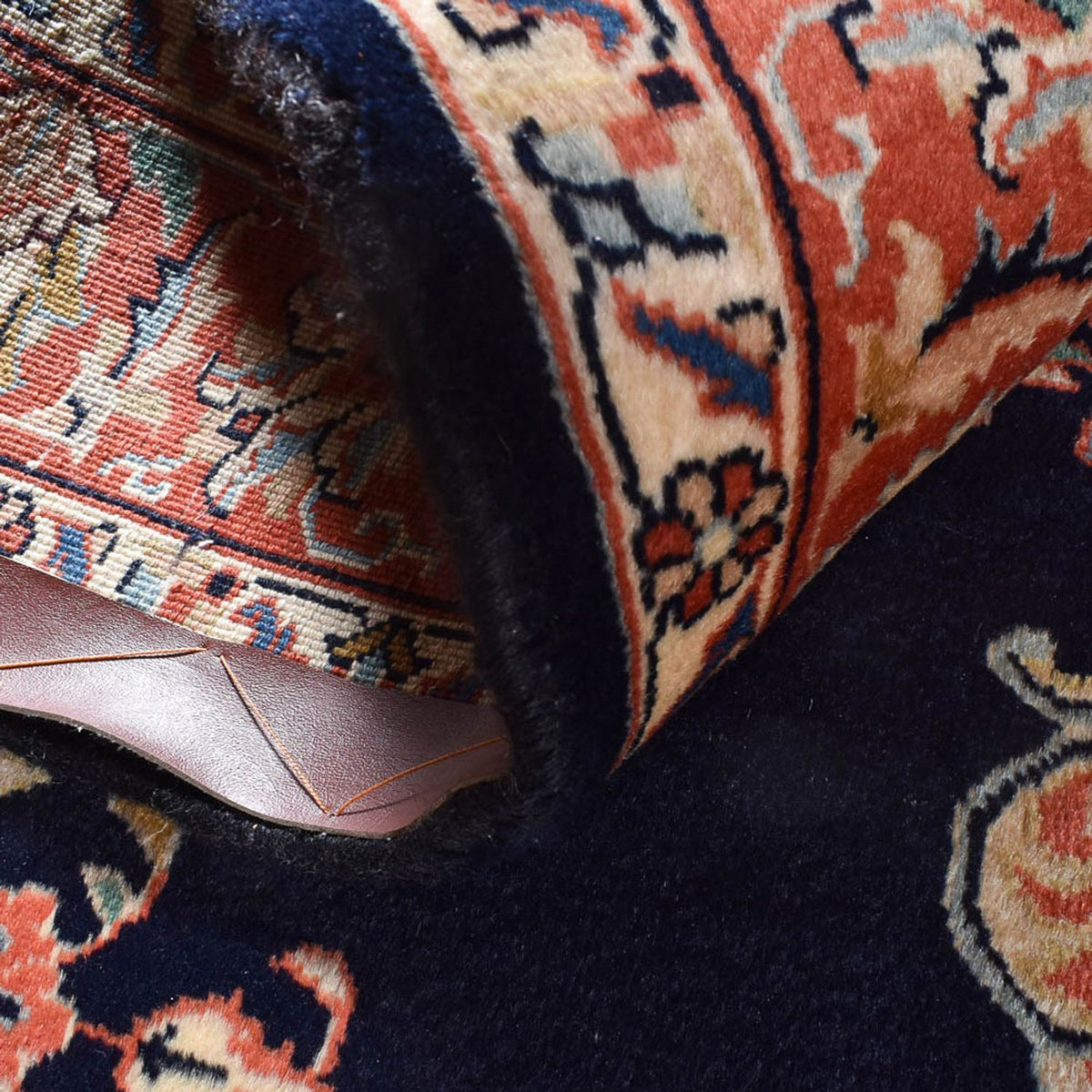 Persisk tæppe - Classic - 208 x 138 cm - mørkeblå