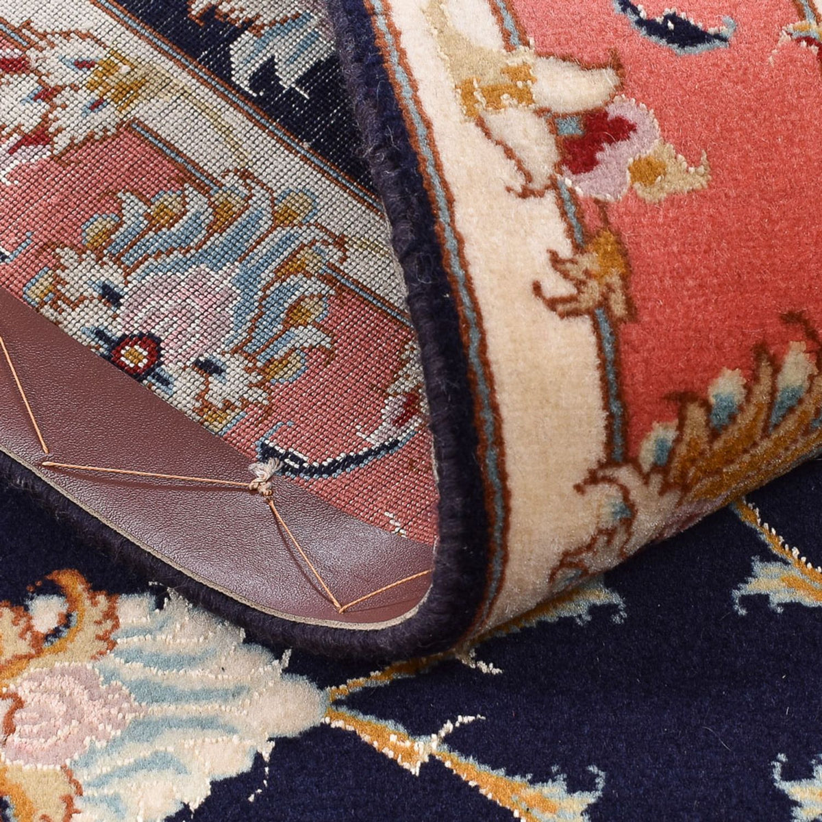 Løber Persisk tæppe - Tabriz - Royal - 189 x 74 cm - mørkeblå