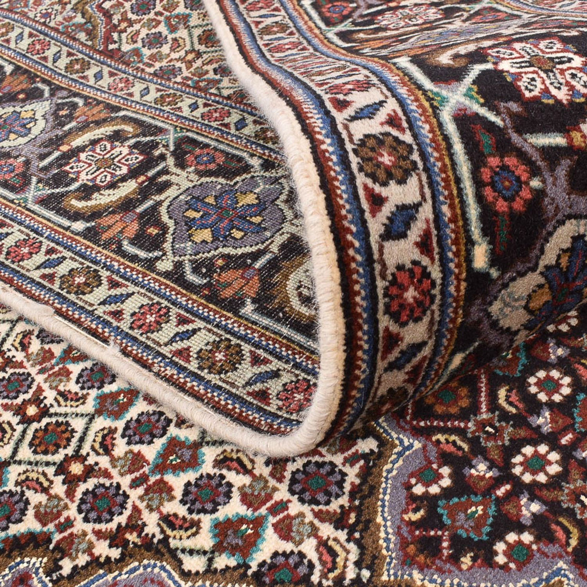 Persisk tæppe - Tabriz - Royal firkantet - 210 x 200 cm - lys brun