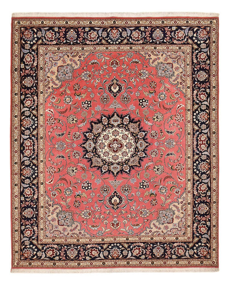 Persisk tæppe - Tabriz - Royal - 307 x 247 cm - lysrød