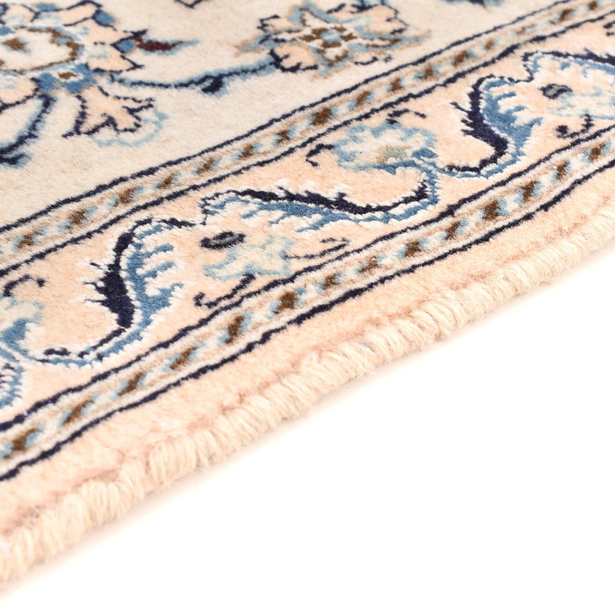 Løber Persisk tæppe - Nain - Royal - 187 x 57 cm - creme
