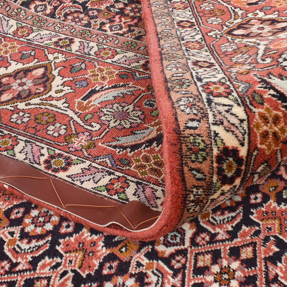 Løber Persisk tæppe - Bijar - 392 x 199 cm - rust