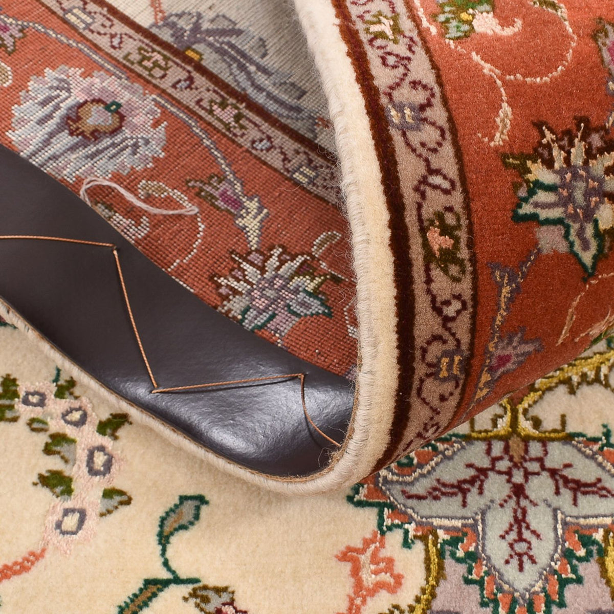 Løber Persisk tæppe - Tabriz - Royal - 206 x 80 cm - flerfarvet